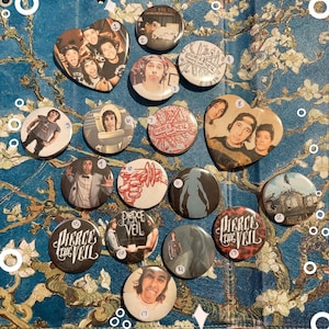 Pierce the Veil/ Vic Fuentes Meme Button Set