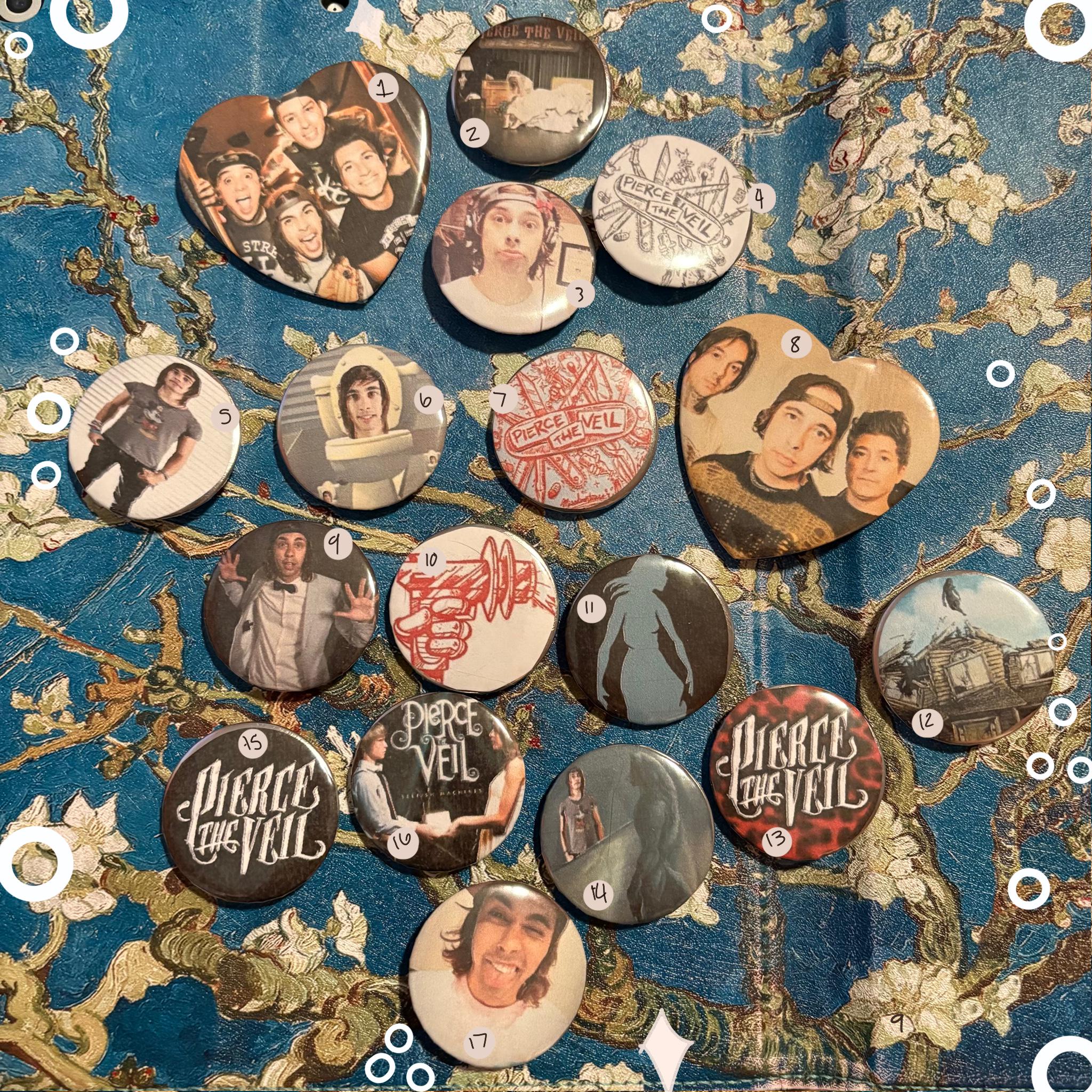 Rock Music Embroidered Patch Pierce The Veil - Sew On Or Iron On - Foto 13