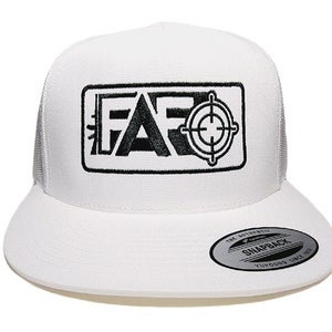 FAFO 'Around And Find Out' Trucker Hat - Adjustable Mesh Back Curved Bill Cap - View #3