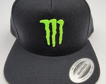 black monster energy hat 