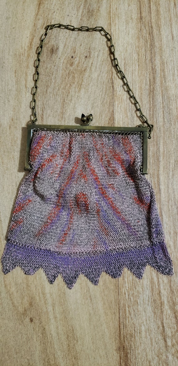 Art Nouveau antique beaded purse