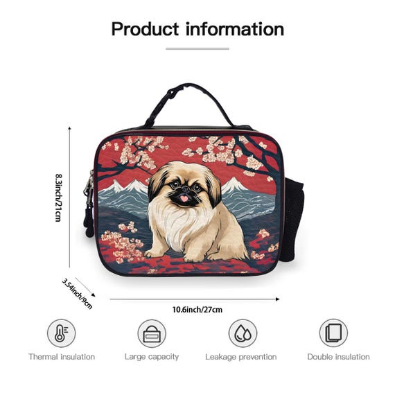 JUMBEAR Borsa termica per il pranzo con simpatico gatto in stile