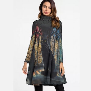 chinese dress ladies Gothic Medieval Renaissance Witch Dress – GTHIC main image 0
