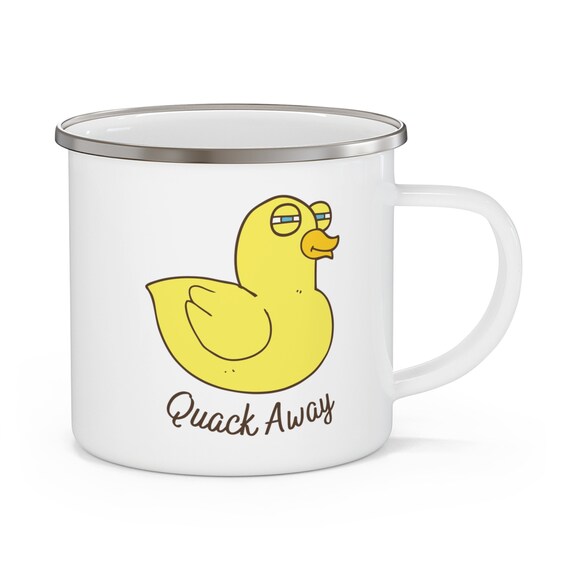 Enten-Make-up-Tasche „Release The Quackin“ – Wasserdicht, Mit Reißverschluss & Süßem Entenmotiv