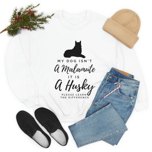 Siberian Husky Crewneck Sweatshirt, Husky owner sweater, Husky mom sweater, Husky mama pullover, Husky mom jumper, Siberian Husky gifts