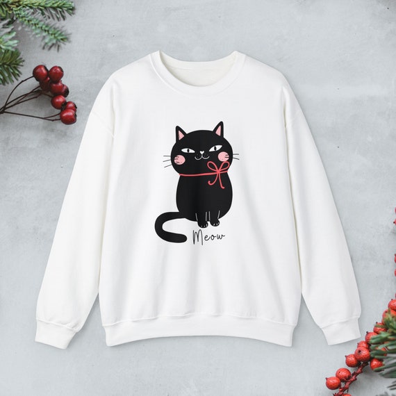 Cat crewneck deals