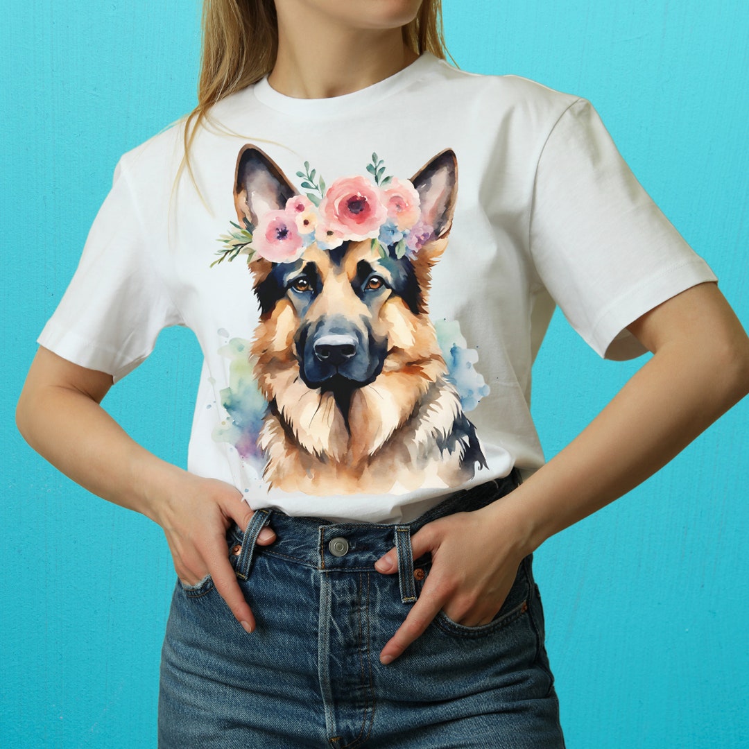 T-shirt Unisexe Berger Allemand - Cadeau Pour Propriétaire De Chien - Design Vintage - Taille S à 3XL