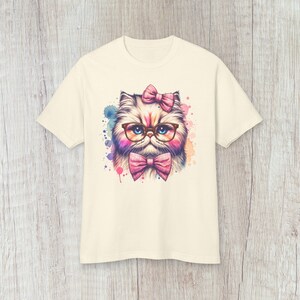 Coquette persian Cat shirt, preppy persian cat shirt, Vintage persian cat shirt, persian cat tee shirt, girly persian cat shirt kawaii shirt