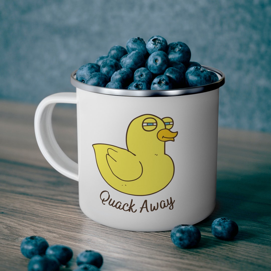 Enten-Make-up-Tasche „Release The Quackin“ – Wasserdicht, Mit Reißverschluss & Süßem Entenmotiv
