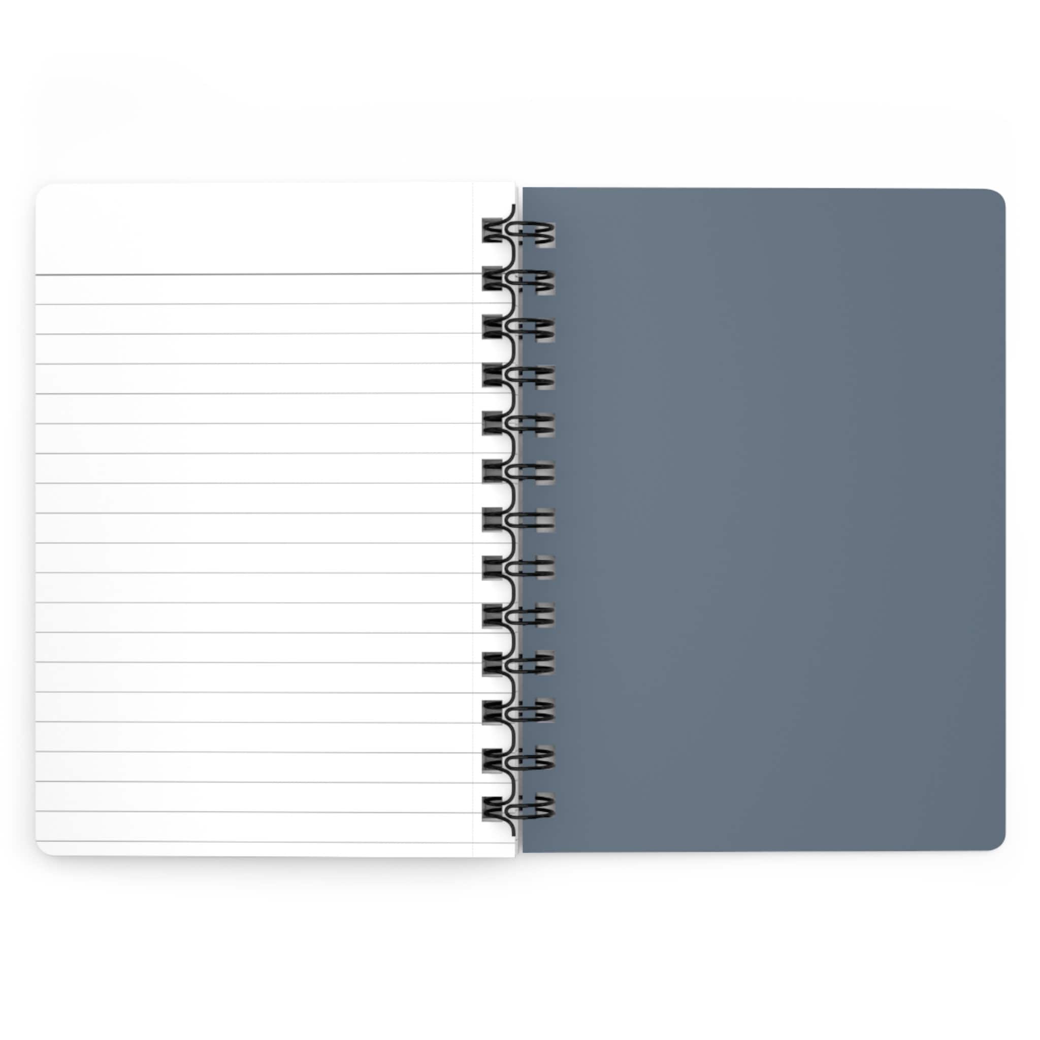 Cute Pug Painting Spiral Bound Journal, Mops Japanese Art Notebook