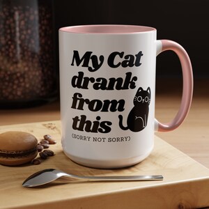 Tazza da caffè con gatto divertente (11oz, 15oz), regali divertenti con gatti, tazza da caffè per amanti dei gatti, tazza per proprietari di gatti, regalo per proprietari di gatti, tazza con gatto sarcastico