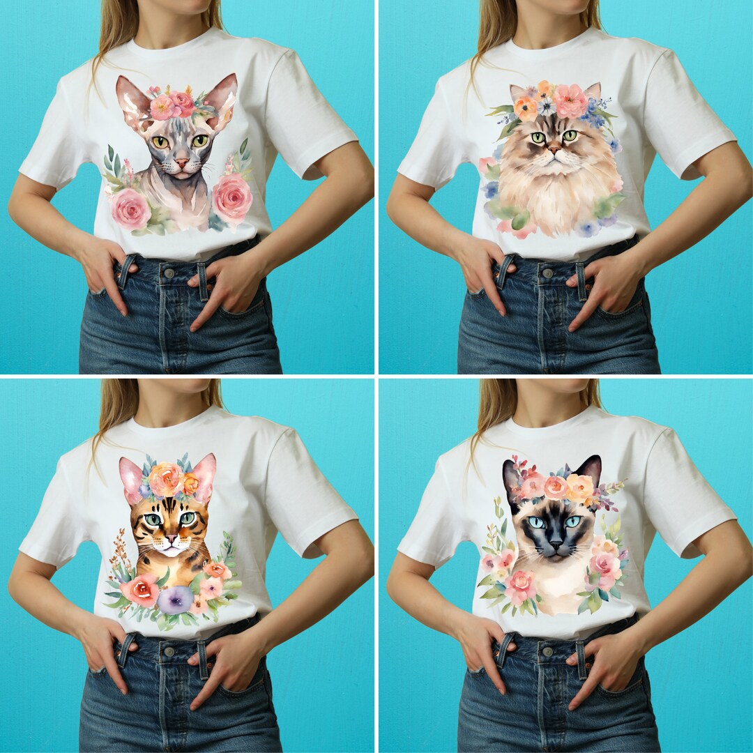Custom cat shirt personalized cat breed shirt cute cat owner shirt