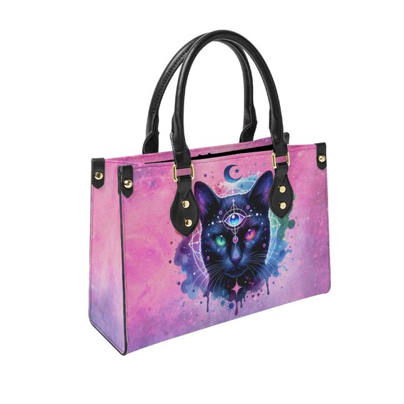 Third Eye Black Cat Backpack Eyeball Black Cat Backpack Purse main image 3