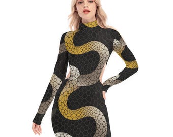 white christmas dresses VIPER CUT OUT DETAIL MAXI DRESS – Murci main image 0