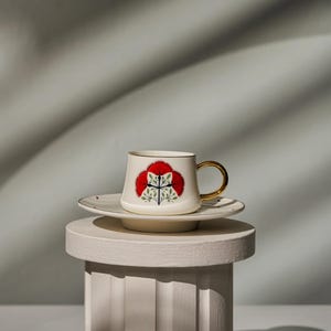 Turkish Coffee Cup Set,Turkish Coffee Cup,Gift for Her,Coffee Mug, Espresso Cup,Porcelain Espresso Cups,Turkish Coffee,Arabic Coffee Cup Set