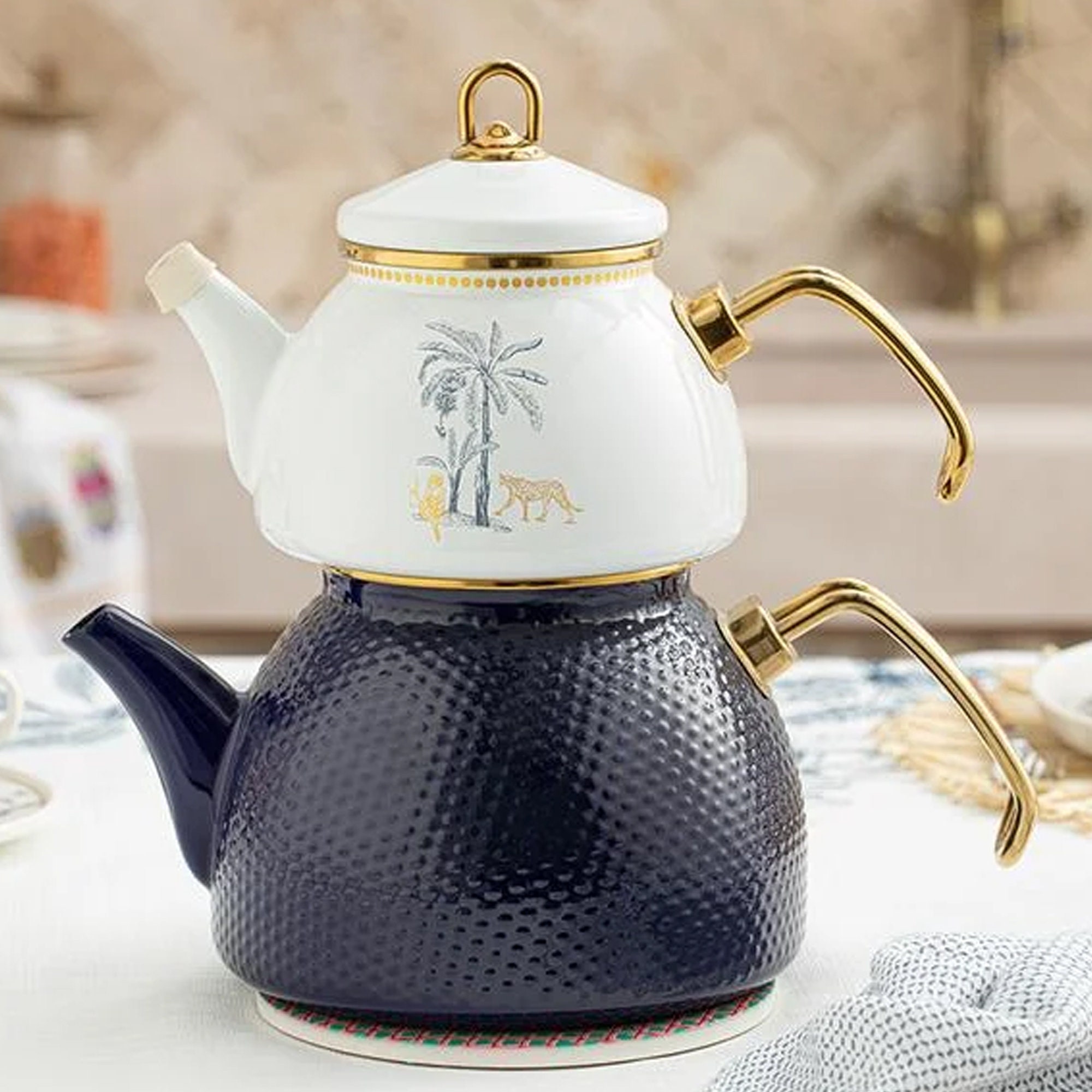 Turkish Tea Pot, Turkish Tea Pot Set,tea Pot, Tea Pot With İnfuser