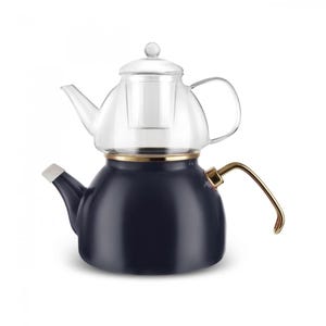 Turkish Enamel Teapot,Traditional Turkish Teapot,Gift for Tea Lovers, Fift for Her,Turkish Tea,Borosilicate Teapot,Glass Teapot,Glass Kettle