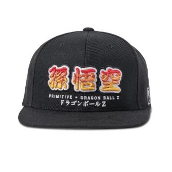 Primitive DBZ Dragon Snapback Hat Black 
