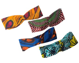 Handmade Ankara Print Headband: Cotton Turban Twist Headband