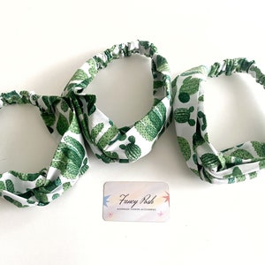 100% Cotton Handmade Custom turban style Headbands/Head-wrap/Head wear for Women/Stretchy elastic band attached