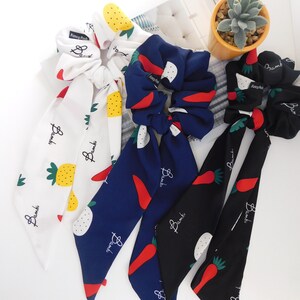 Women&#39;s headband and scrunchies scarf set/Scarf Scrunchies/Twist- turban headband/Women&#39;s hair tie/Ponytail hair tie/Scrunchies Set/Hair tie