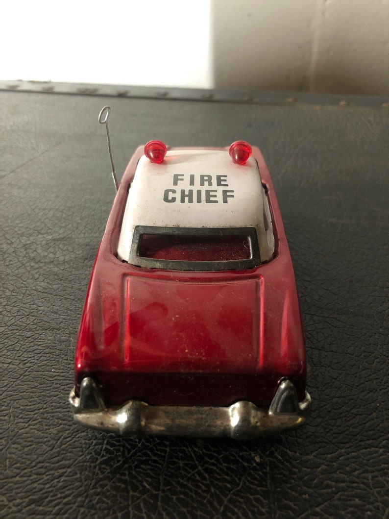 1950s Fire Chief friction car made in Japan. Very good | Etsy