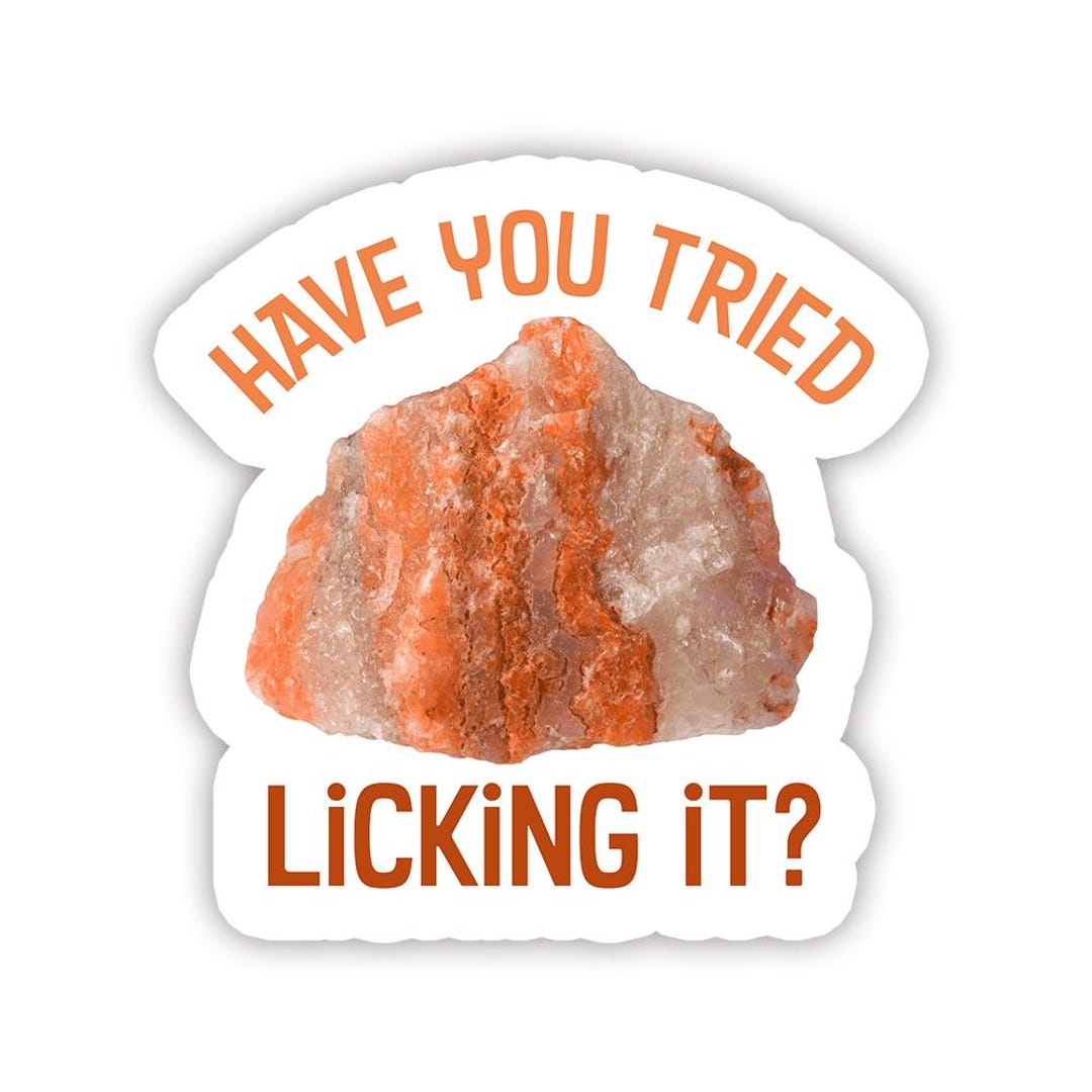 Have You Tried Licking It? - Vinyl Sticker - Etsy
