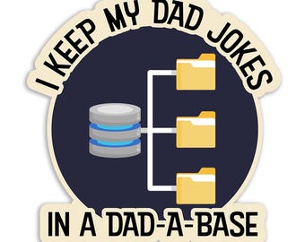 Dad Jokes - Vinyl Sticker