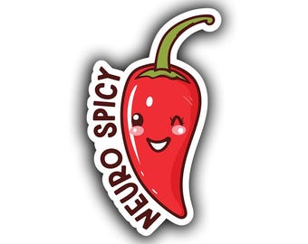 Neuro Spicy Pepper - Vinyl Sticker