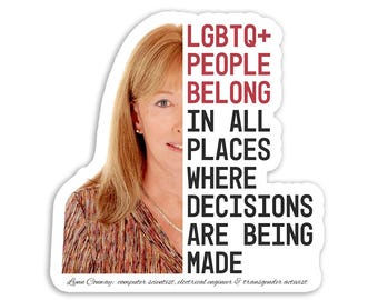 Lgbtq+ People Belong - Vinyl Sticker