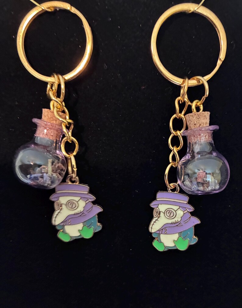 Plague Doctor Animals With Potion Keychain - Etsy