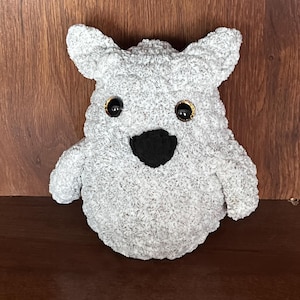 Snowy owl crochet amigurumi