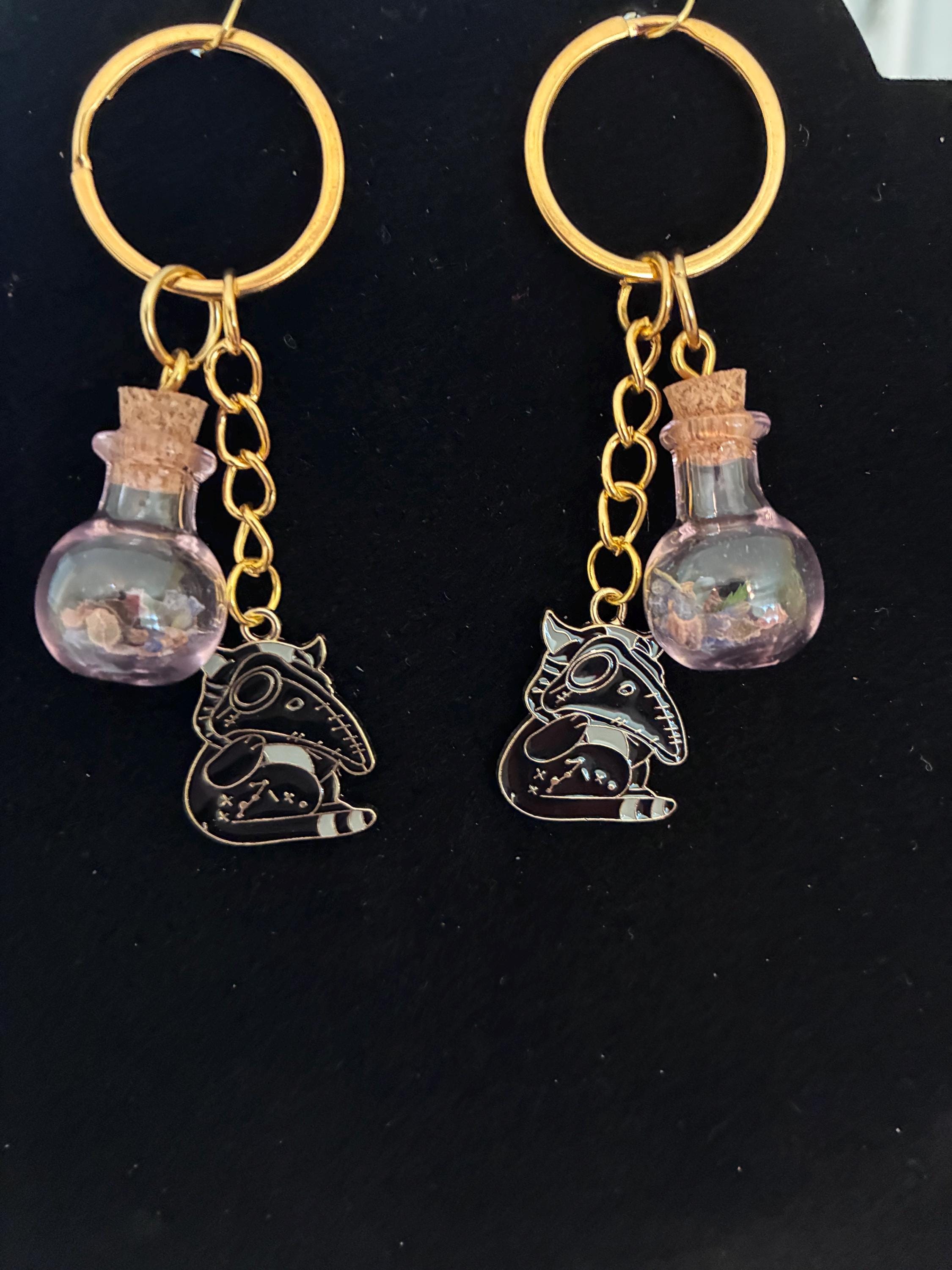 Plague Doctor Animals With Potion Keychain - Etsy