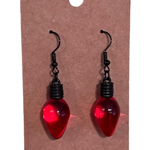 Christmas Light Earrings
