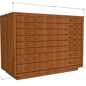 Eight-Drawer Jewelry Chest/Box Plan (Imperial)