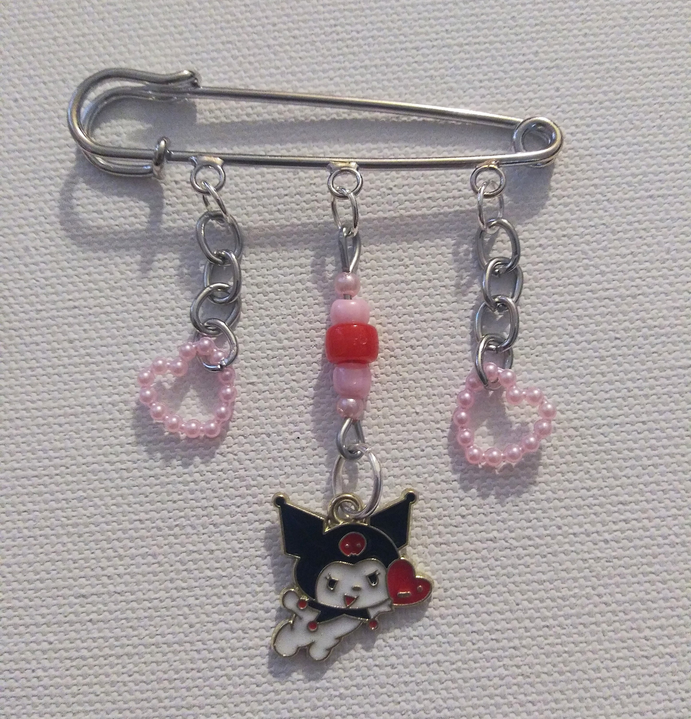 Kuromi Inspired Pin Charm/ Bag Charm/ Switch Charm/ Ita Bag Etsy
