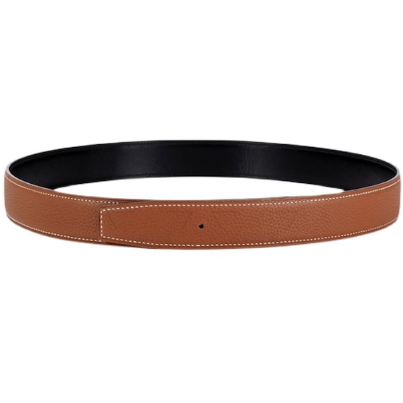 Vatee's Cintura Di Ricambio In Vera Pelle Delle Donne/uomini Senza Fibbia 32mm Larghezza 100cm Lunga Marrone - Foto 6