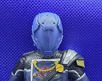 Unpainted Cobra Commander Battle Helmet GI Joe Classified compatible