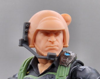 1/12 scale head inspired by Battle Force 2000 Dodger and Gun