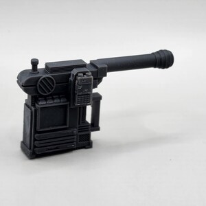 Voltar inspired Heads, Backpack, walkie talkie and Gun Classified compatible 1:12 scale image 3