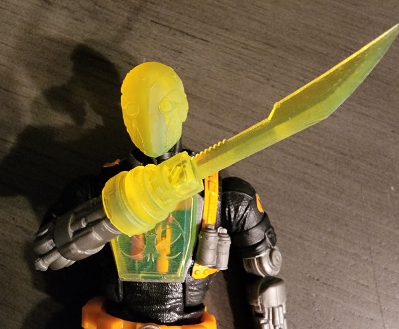 GI Joe Classified BAT Compatible Bright Green Transparent Etsy