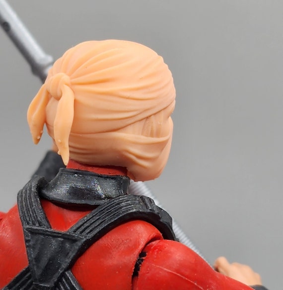 1/12 Scale Head Female Ninja Head Inspired by Jinx Classified Compatible  Unpainted BH -  Canada