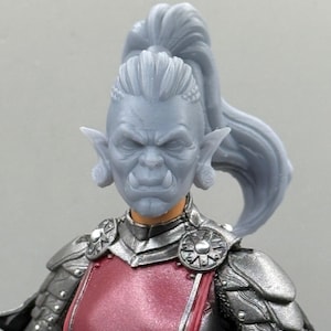 Orc Warrior Female Head - Mythic legions 2.0