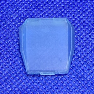 Pacote com 3 peças de reposição para peitoral transparente BAT AZUL classificadas - escala 1/12