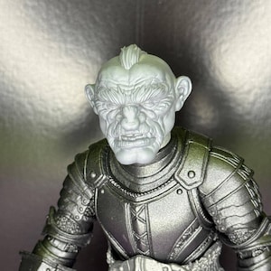 Krigar the Beardless, Dwarf head - Mythic Legions 1.0