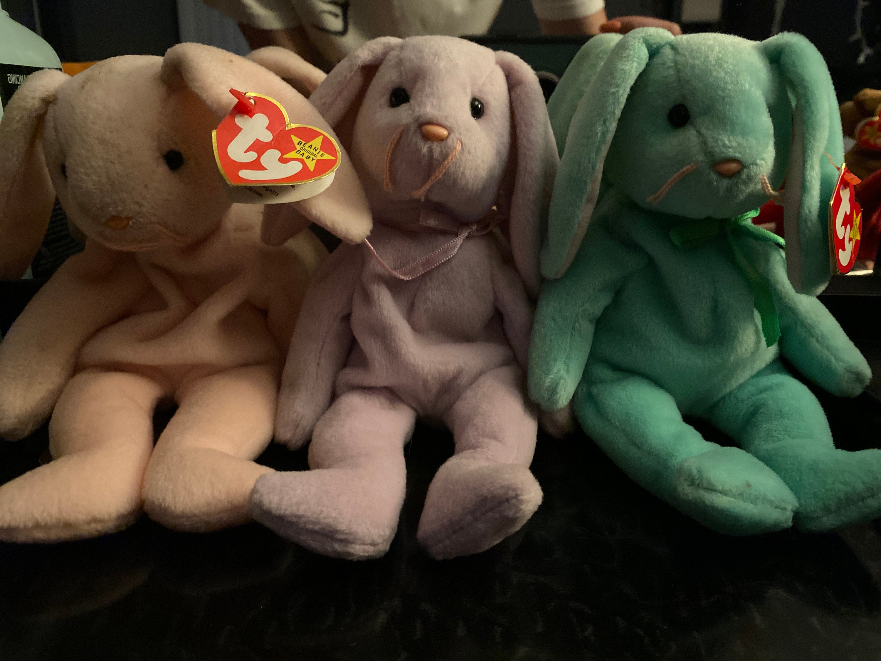 Ty beanie babie bunny trio Etsy