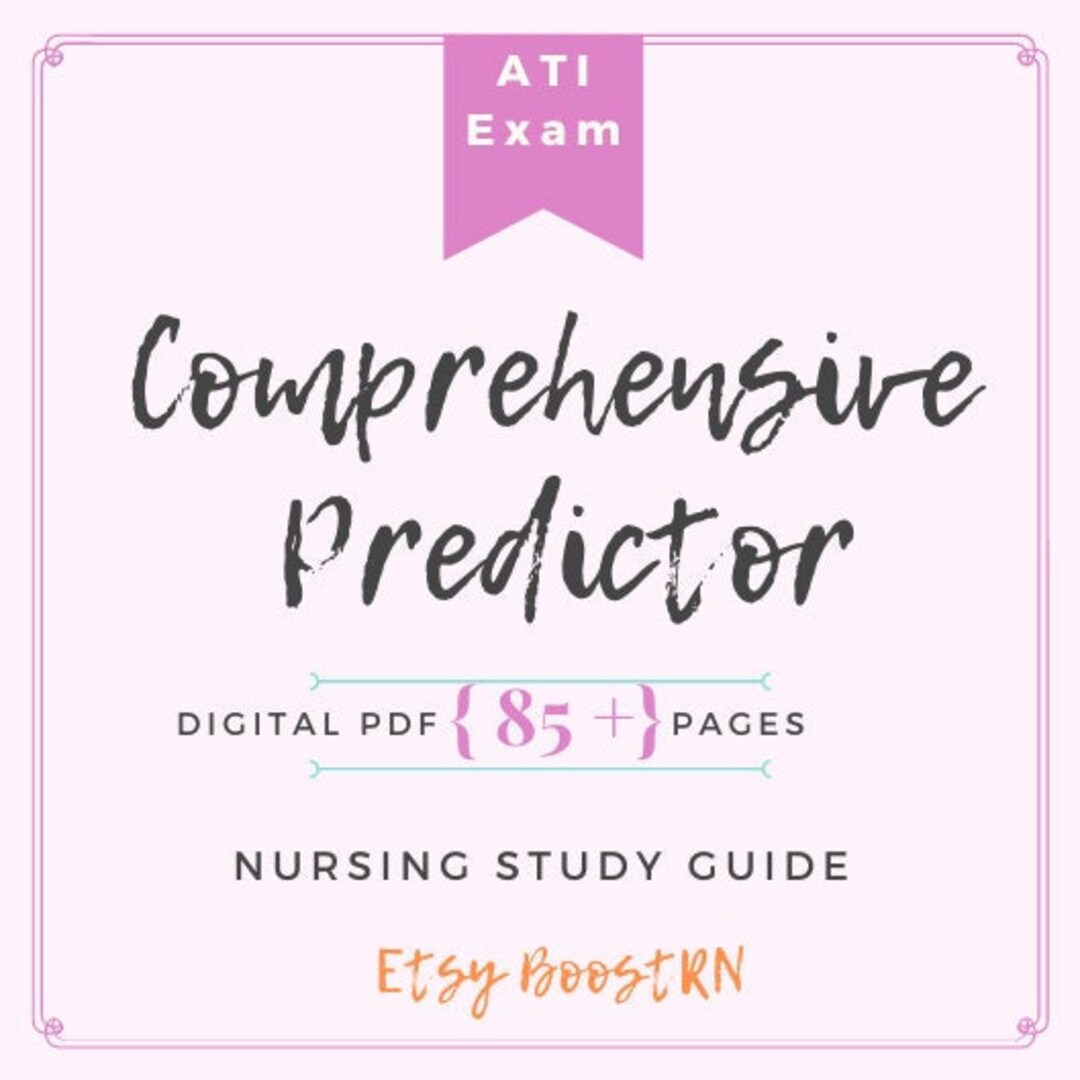 Comprehensive ATI Exit Exam Study Guide High Chance of Passing Etsy