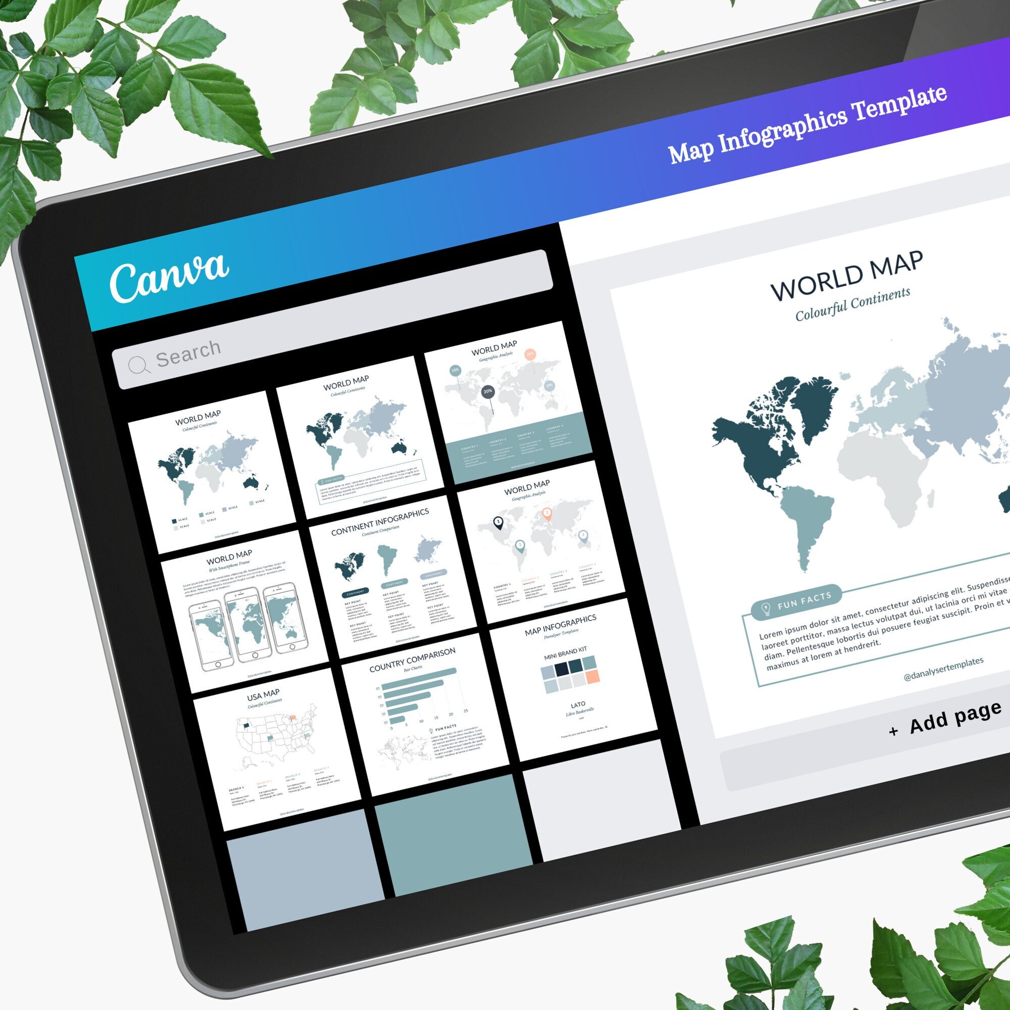 World Map Infographic Canva Template, USA City Map Infographic Template ...