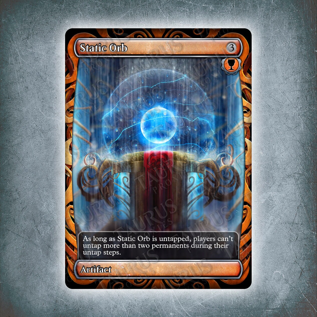 Static Orb MTG Proxy Alter Full art Kaladesh Inventions Etsy