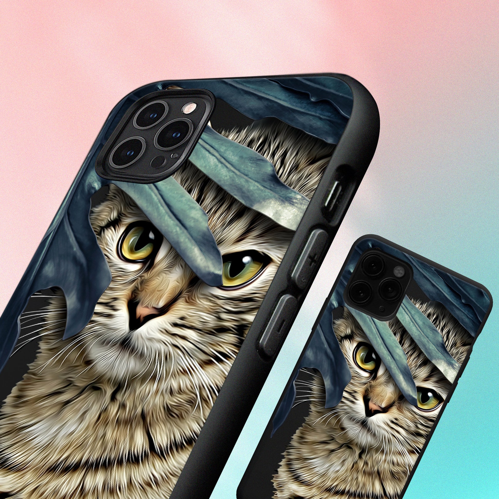 Cat Phone Case Iphone 11 Case Iphone 11 Pro Case Iphone Iphone Etsy